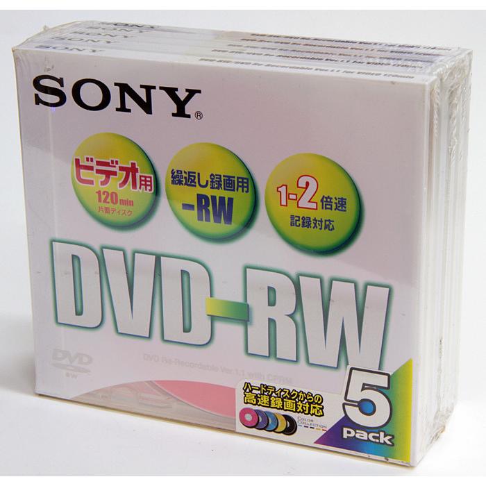 SONY 【デッドストック品】DVD-RW ソニー 1-2×記録対応 CPRM対応 録画 