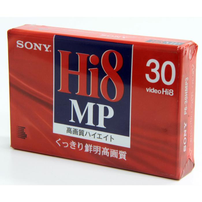 【デッドストック品】SONY ソニー 8ミリビデオカセット Hi8 MP 標準録画30分 P6-30HMP3｜wanted-llc