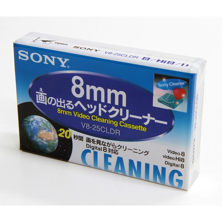 激安価格と即納で通信販売 ソニー Hi8 デジタル8 8ミリビデオ用 へッドクリーニングカセ SONY (中古)SONY Hi8ビデオ クリーニングカセット V8-25CLH