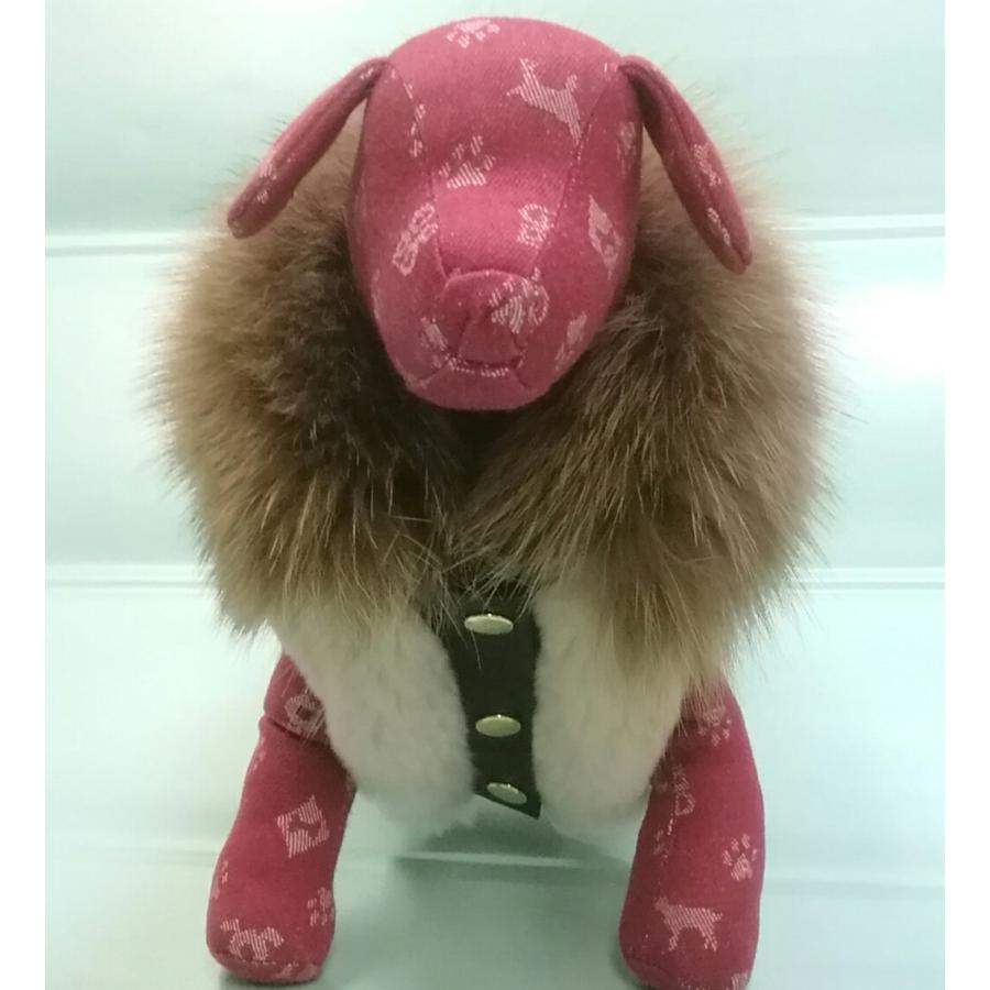 小型犬 コート 毛皮 レッキスファー 2号サイズ : 812 : ファーリアー 