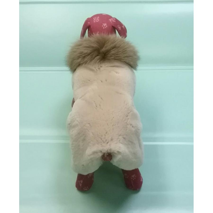 小型犬 コート 毛皮 レッキスファー 2号サイズ : 812 : ファーリアー 