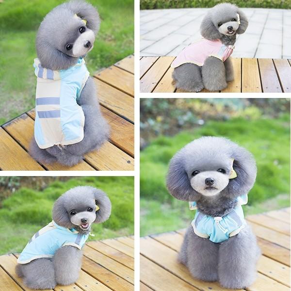 犬 服 レインコート 簡単 大型犬用 カッパ フード ポンチョ 超大型犬 中型犬 マジックテープ パステルカラー 犬の服 ドッグウェア Pt Raincoat Big わんわん Square Garden 通販 Yahoo ショッピング