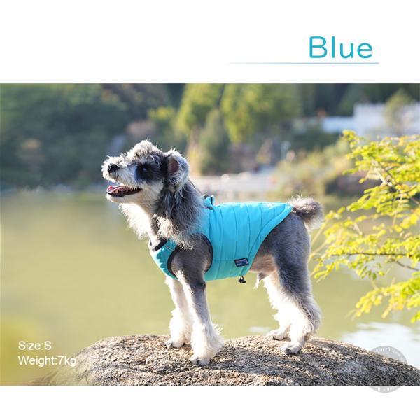 犬 服 冬用 防寒 保温 ベスト 背面ジッパー 簡単着脱 3Mシンサレ ート 小型犬 中型犬 大型犬 Truelove ウォーマージャケットハーネス TLG2171_11
