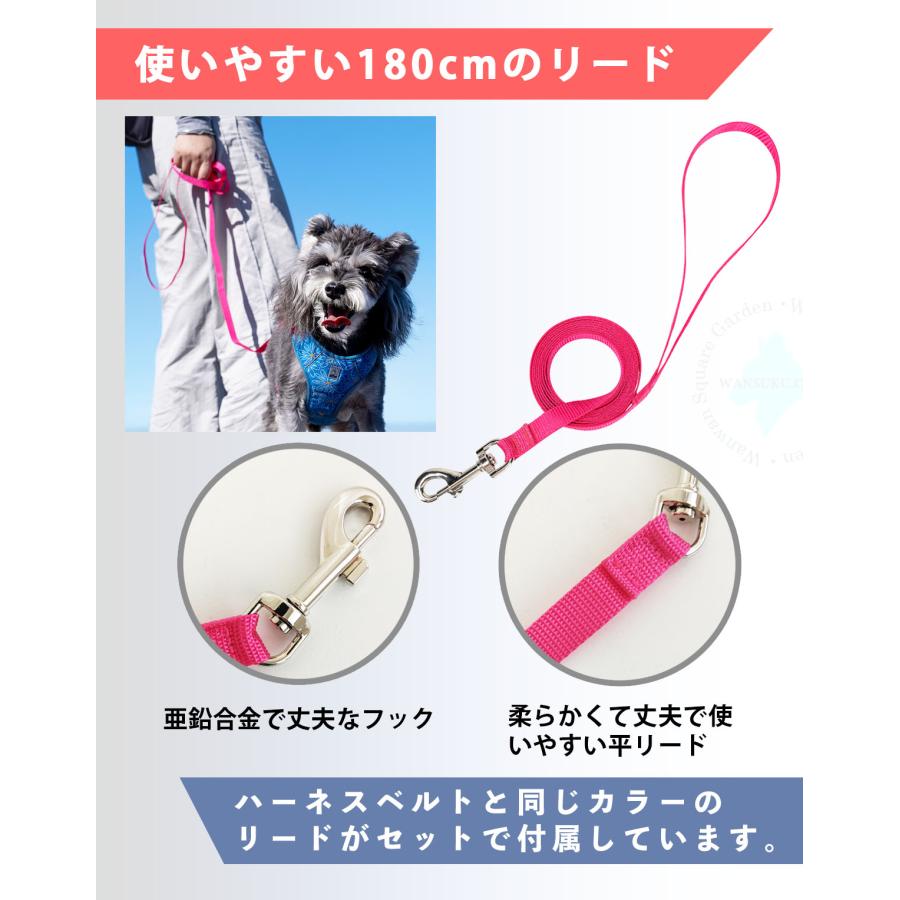 Truelove 犬 ハーネス リードセット 小型犬用 XXXS-XSサイズ 全5