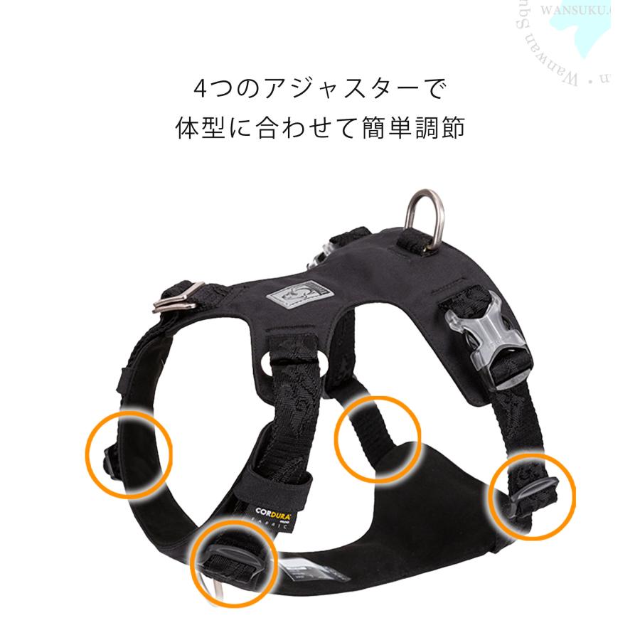 犬 ハーネス 抜けない 軽量 快適 丈夫 防水 Truelove ブランド 小型犬 中型犬 大型犬 コーデュラ セーフティハーネス ノンリフレクティブ 【反射無し】TLH6281の画像