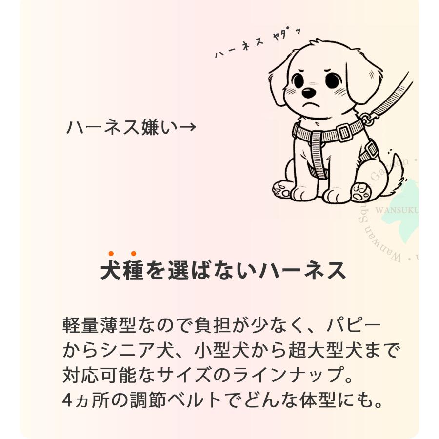 犬 ハーネス 抜けない 軽量 快適 丈夫 防水 Truelove ブランド 小型犬 中型犬 大型犬 コーデュラ セーフティハーネス ノンリフレクティブ 【反射無し】TLH6281の画像