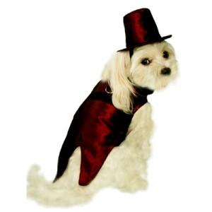 送料無料♪犬のタキシードハット、蝶ネクタイセット/M-XLサイズ/愛犬との結婚式や前撮に♪ペットのタキシード