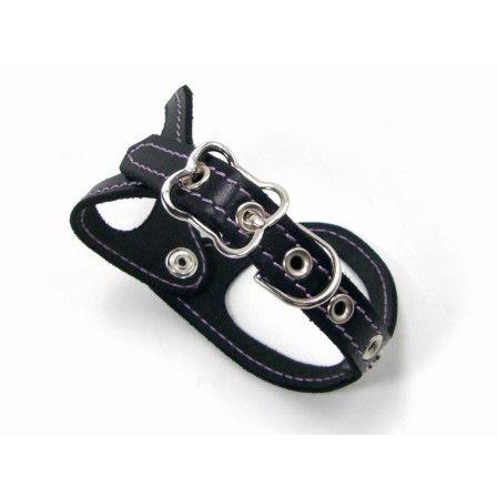 犬のレザーハーネス【Bucky Belt Lron Cross】革 ハーネス/胴輪