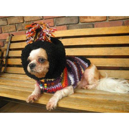 送料無料♪犬のセーター【ビッグフード_ネイティブセーター】手編み
