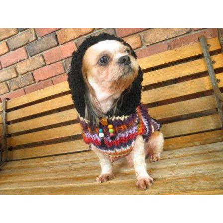 送料無料♪犬のセーター【ビッグフード_ネイティブセーター】手編み