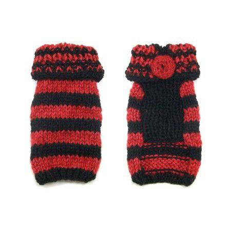 犬のセーター【ブリティッシュ_セーター】手編みセーター/犬のニット