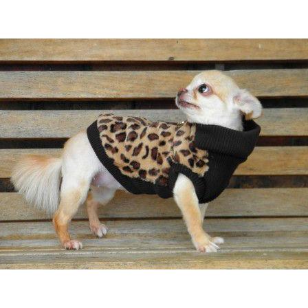 犬のコート ブラウンチーター ミンクベスト 犬服 ペットコート Wk076 犬洋服のお店わんわんくろざぁーず 通販 Yahoo ショッピング