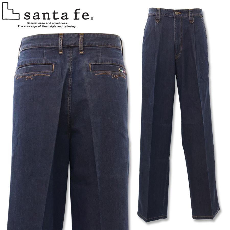 サンタフェ ＼訳アリ／サンタフェ SANTAFE 1タック デニム ジーンズ 34