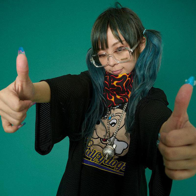 穴あきメッシュ SETUP 122011 GALFY ガルフィー セットアップ Tシャツ