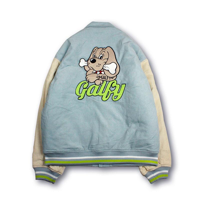 ガルフィー 激渋スタジャン GALFY 123007 秋冬 黒 サックス グリーン L XL｜wanwan｜11