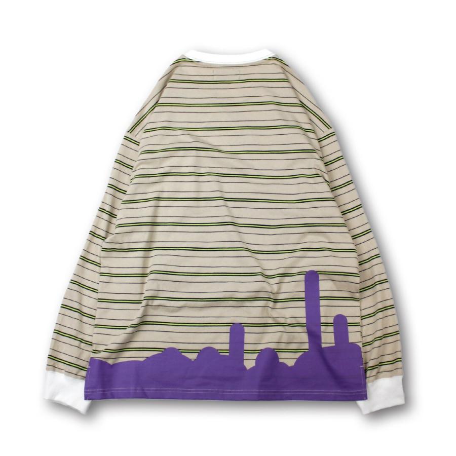 GALFY ガルフィー Tシャツ ロンT わんわん落書き ボーダー ロン GALFY ガルフィー Tシャツ ロンT わんわん落書き ボーダー ロン