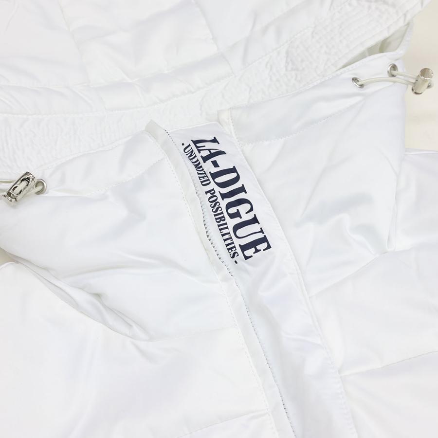 ラディーグ LA-DIGUE ジップアップ ダウンジャケット 132004 ホワイト