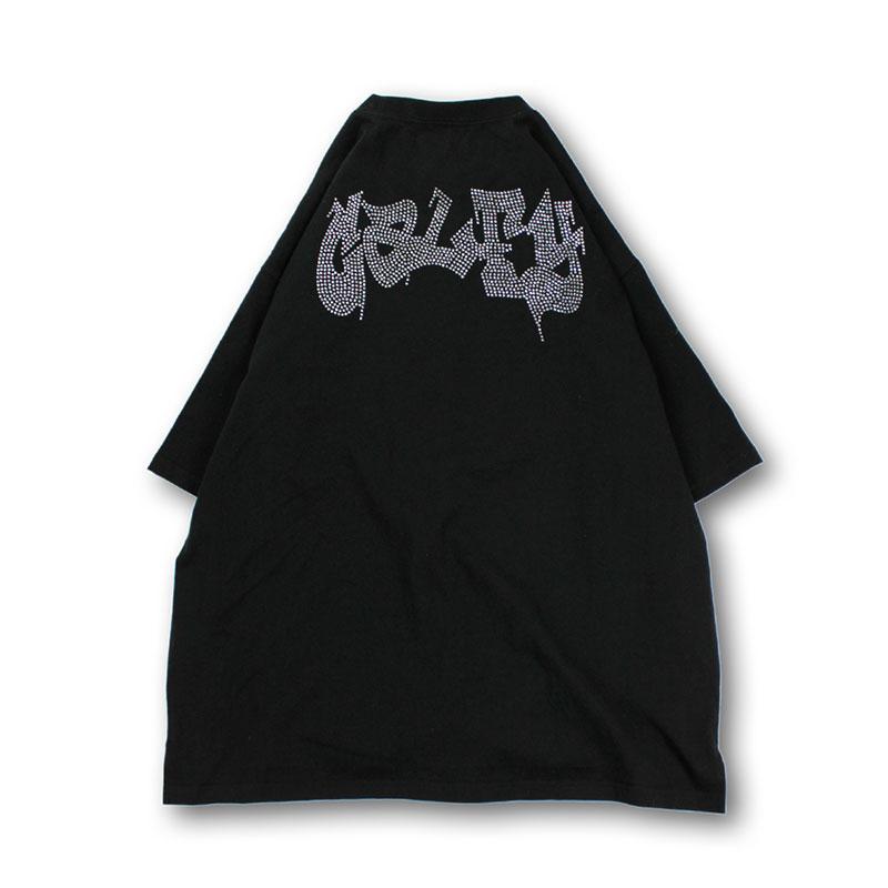 GALFY ガルフィー ビカビカ Tee 半袖Tシャツ 132035 白 黒 GALFY ガルフィー ビカビカ Tee 半袖Tシャツ 132035 白 黒