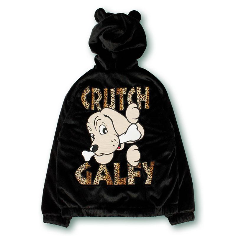 GALFY ガルフィー あざといファーブルゾン 134060 黒 ブルー GALFY ガルフィー あざといファーブルゾン 134060 黒 ブルー
