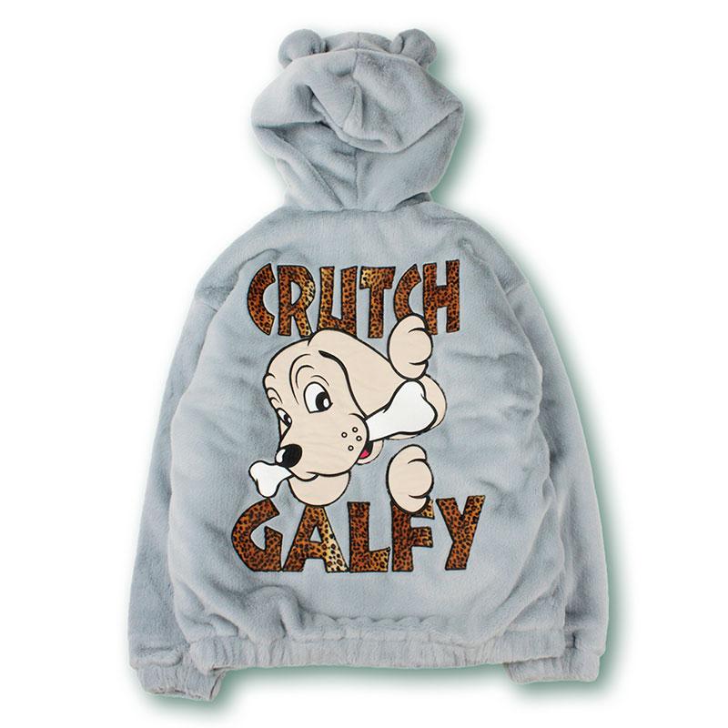 ガルフィー GALFY あざといファーブルゾン 134060 黒 ブルー ヒョウ柄 