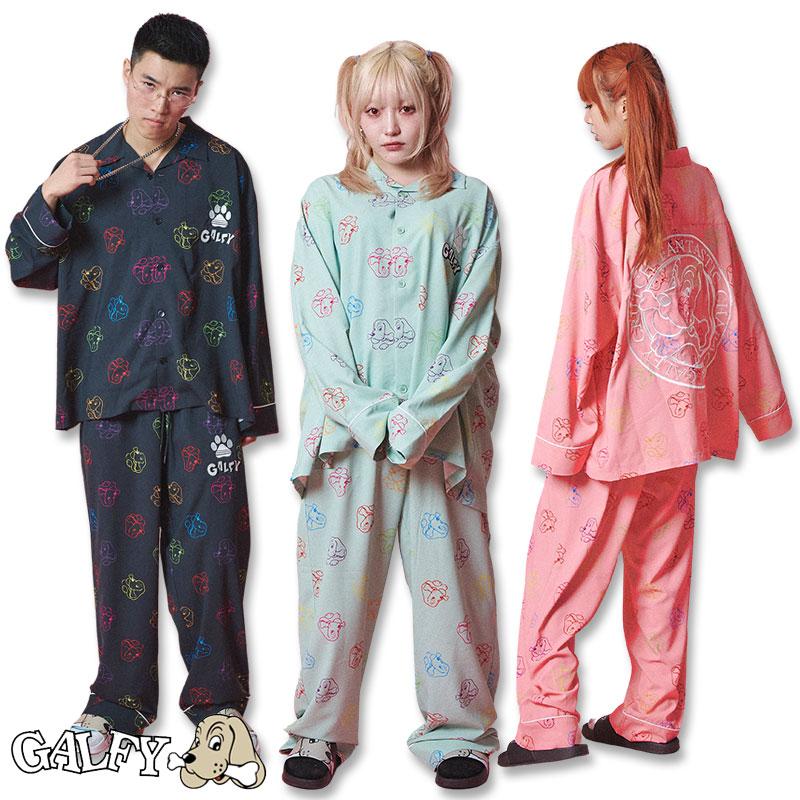GALFY（ガルフィー） わんわんネオンパジャマ セットアップ 141017