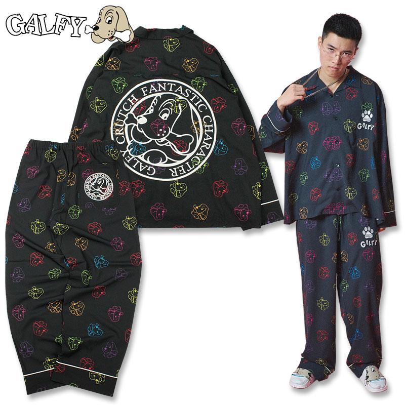 GALFY（ガルフィー） わんわんネオンパジャマ セットアップ 141017