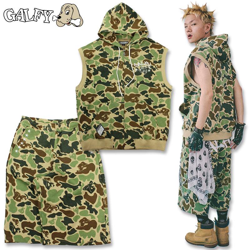 GALFY（ガルフィー） ガルフィーカモノースリパーカー ガルフィーカモ