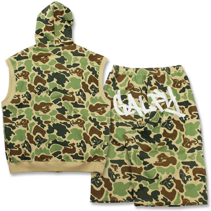 GALFY（ガルフィー） ガルフィーカモノースリパーカー ガルフィーカモ