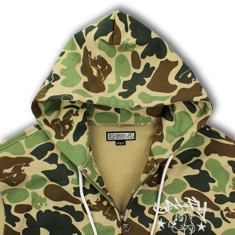 GALFY（ガルフィー） ガルフィーカモノースリパーカー ガルフィーカモ