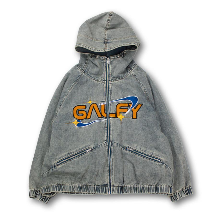 GALFY (ガルフィー) ダーティーデニムフードジャケット GALFY ガルフィー ダーティーデニムフードジャケット 143000
