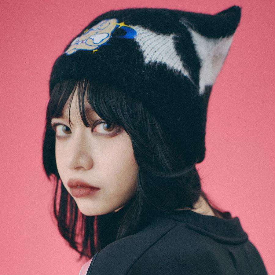 GALFY（ガルフィー） フワモコツノ耳ニット ニットキャップ 143007 #20