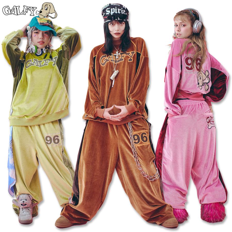 GALFY ガルフィー 俺らの96' ベロア SET UP セットアップ L 中型 GALFY ガルフィー 俺らの96' ベロア SET UP セットアップ L 中型