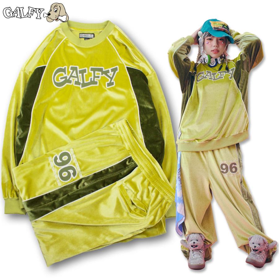 GALFY ガルフィー 俺らの96' ベロア SET UP セットアップ L 中型 GALFY ガルフィー 俺らの96' ベロア SET UP セットアップ L 中型