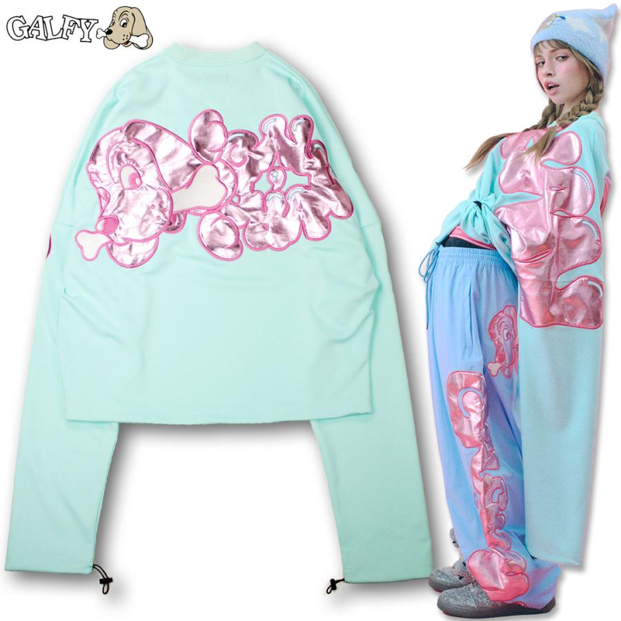 GALFY ガルフィー　ピッカピカの大萌袖ロンT 143022 トレーナー GALFY(ガルフィー) “ピッカピカの大萌袖ロンTee” - DISSIDENT