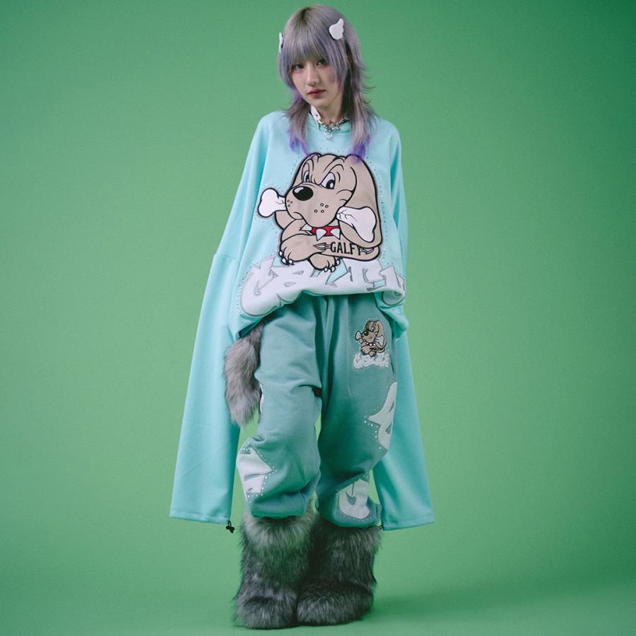 GALFY（ガルフィー） ギャル男BIGロゴ大萌袖ロンTee 長袖Tシャツ