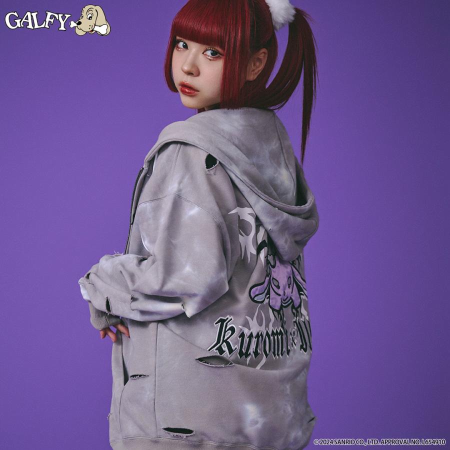 GALFY クロミ × ガルフィー コラボ イルガルフィームラ染めZIP GALFY クロミ × ガルフィー コラボ イルガルフィームラ染めZIP
