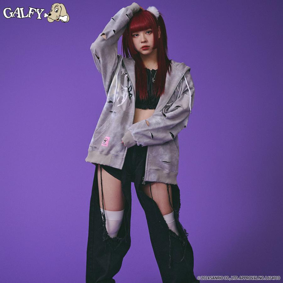 GALFY クロミ × ガルフィー コラボ イルガルフィームラ染めZIP GALFY クロミ × ガルフィー コラボ イルガルフィームラ染めZIP