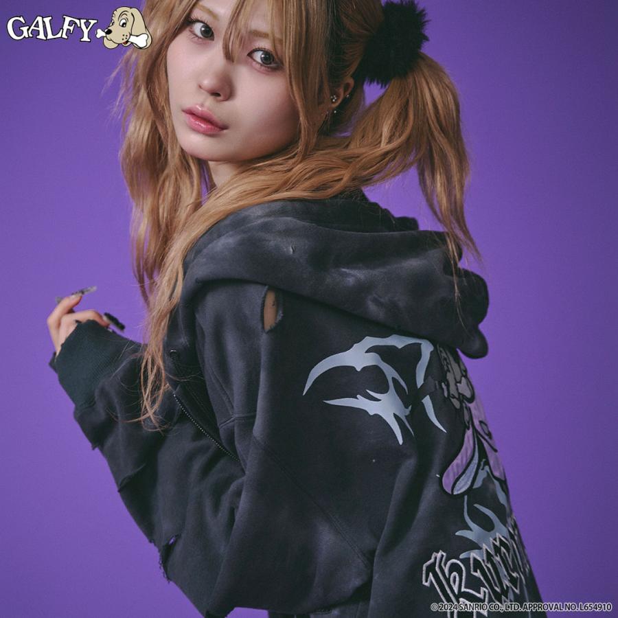 GALFY クロミ × ガルフィー コラボ イルガルフィームラ染めZIP GALFY クロミ × ガルフィー コラボ イルガルフィームラ染めZIP