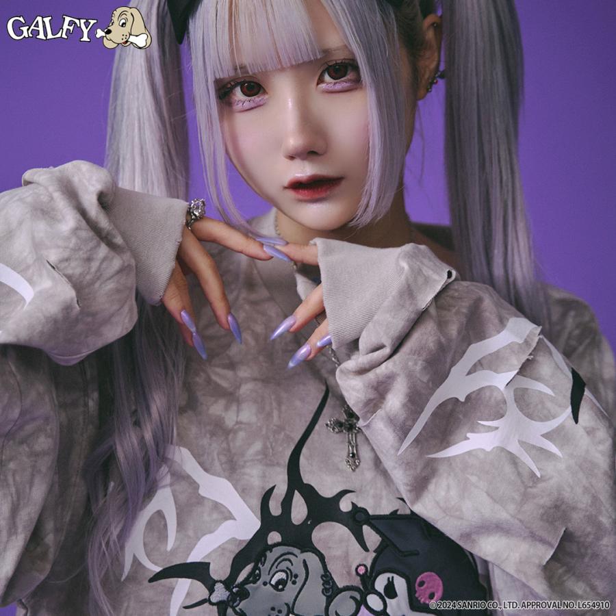 GALFY クロミ × ガルフィー コラボ イルガルフィームラ染めロン GALFY クロミ × ガルフィー コラボ イルガルフィームラ染めロン