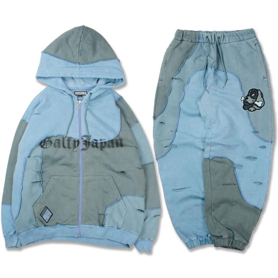 GALFY ガルフィー ツギハギゾンビパーカー ツギハギゾンビパンツ GALFY ガルフィー ツギハギゾンビパーカー ツギハギゾンビパンツ