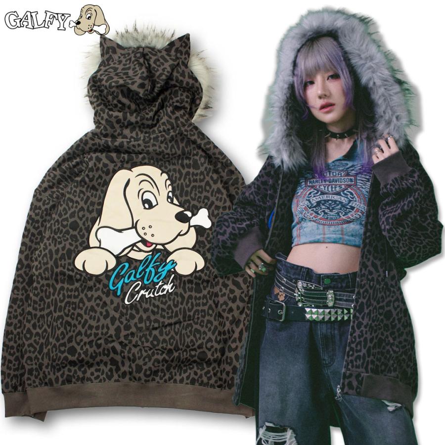 GALFY ガルフィー 全ぎゃるの為のヒョウ柄ぱぁかぁ 144020 GALFY ガルフィー 全ぎゃるの為のヒョウ柄ぱぁかぁ 144020