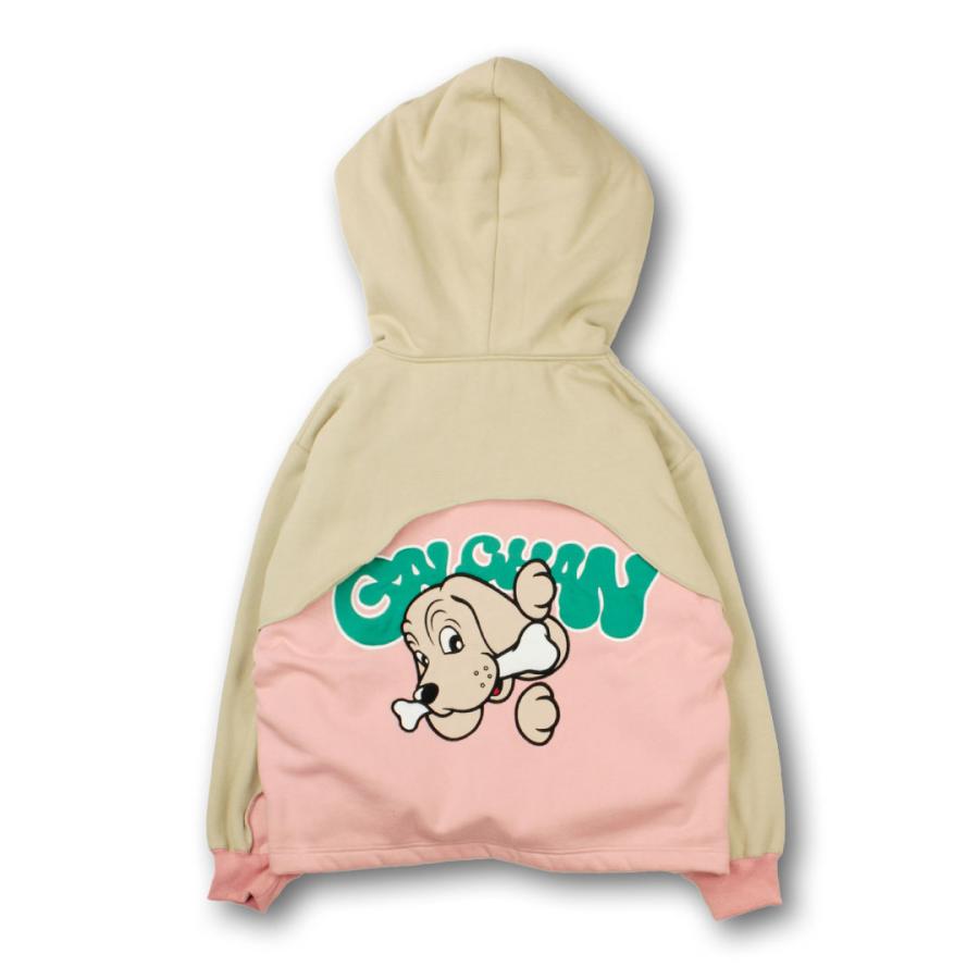 GALFY（ガルフィー） 半分パーカー 144021 #73 SAX×BEIGE #100 BEIGE