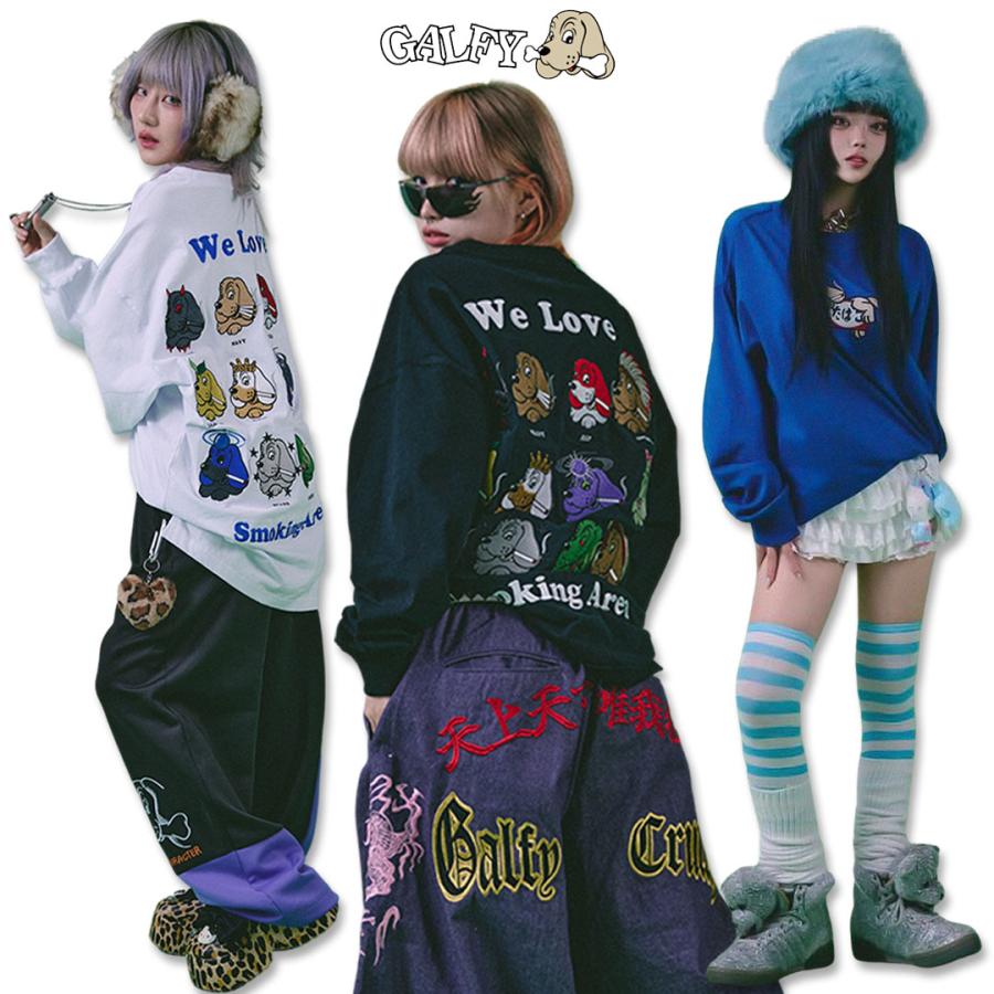 GALFY ガルフィー ヤニラバーズロンTee 144029 #WHITE #20 BLACK GALFY ガルフィー ヤニラバーズロンTee 144029 #WHITE #20 BLACK