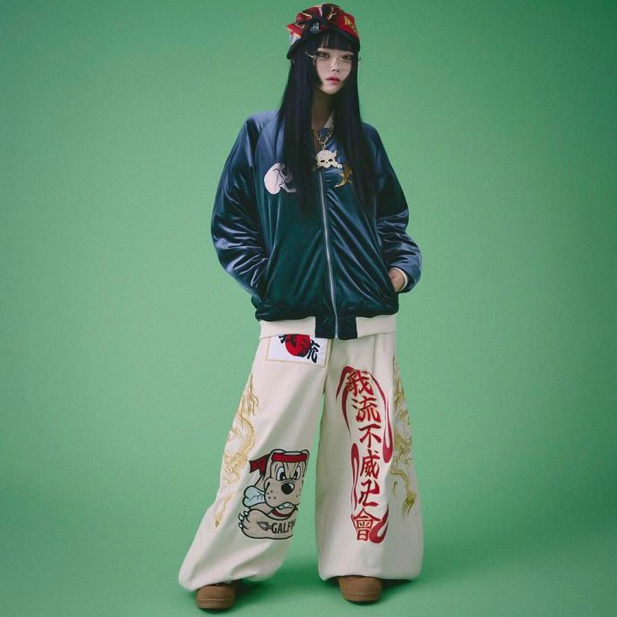 GALFY ガルフィー 我流不威(イヌ)ジャン リバーシブル ブルゾン