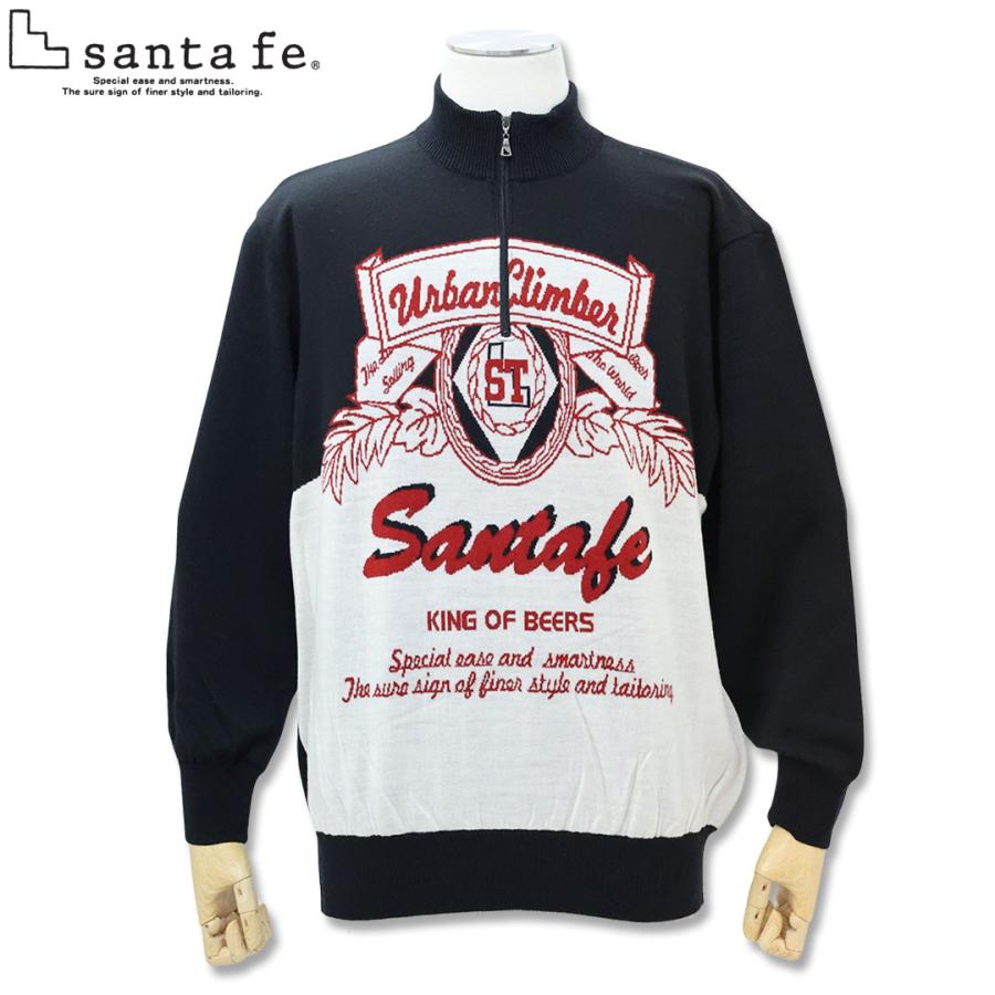 サンタフェ SANTAFE ハーフジップ セーター 52 3Lサイズ 145-16812 