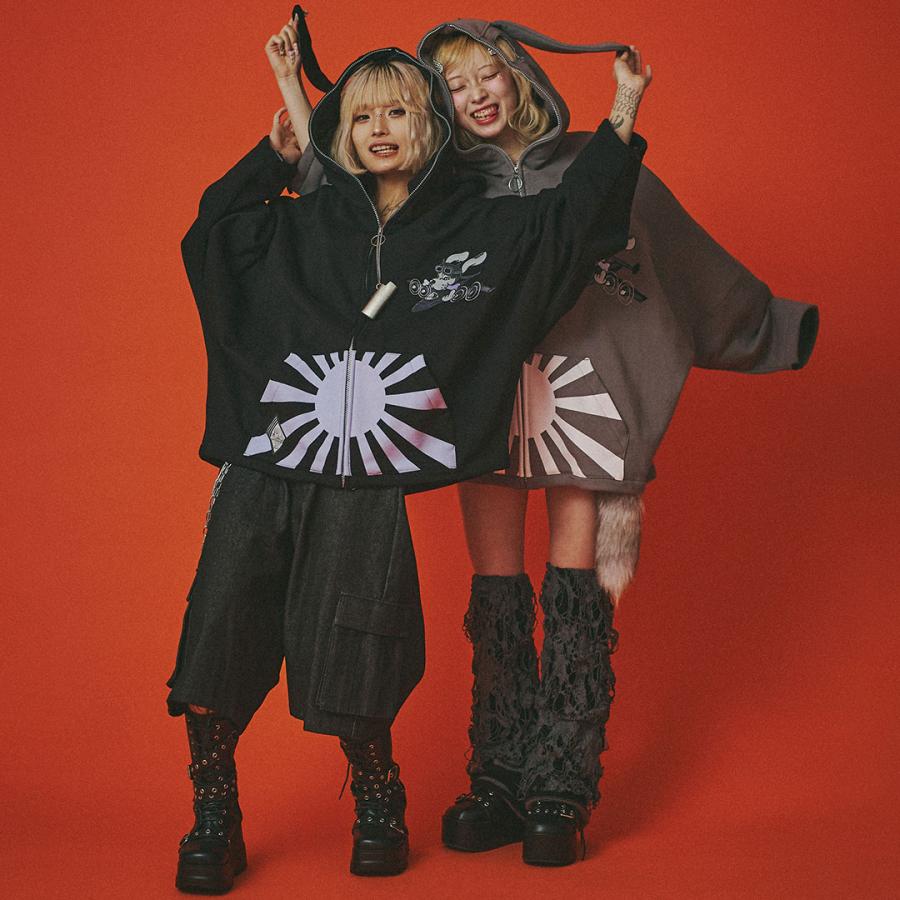 GALFY（ガルフィー） 反戦パーカー ジップパーカー L 中型犬 XL 大型犬