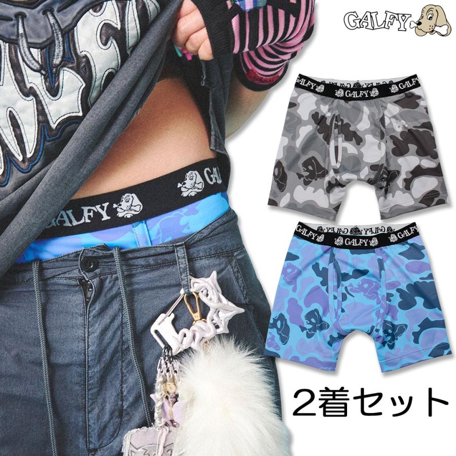GALFY（ガルフィー） 犬カモボクサーパンツ 152013 #20 BLACK＆GRAY