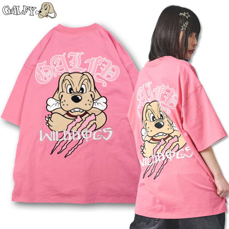 GALFY ガルフィー 半袖Tシャツ 覚醒ビースト 犬口ゴピンク GALFY（ガルフィー） 半袖Tシャツ 152014 覚醒ビースト Tシャツ(解