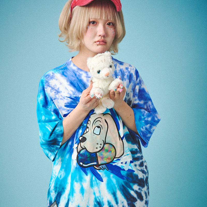GALFY（ガルフィー） 犬中毒 Tee 半袖 Tシャツ 152017 #20 BLACK #70
