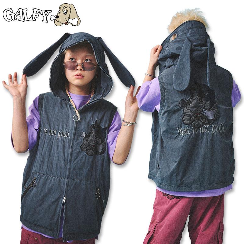 GALFY（ガルフィー） 反戦 ベスト 152021 #20 ブラック ヤンキー 